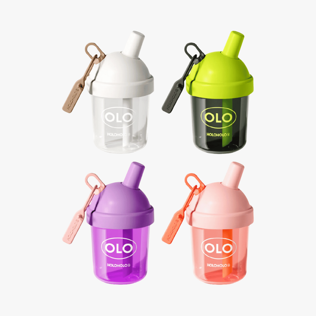 Bubble Tea Cup: BPA-free Tritan™ cup with 10mm straw, leak-proof stowable cap, and portable handle for spill-free sipping on the go