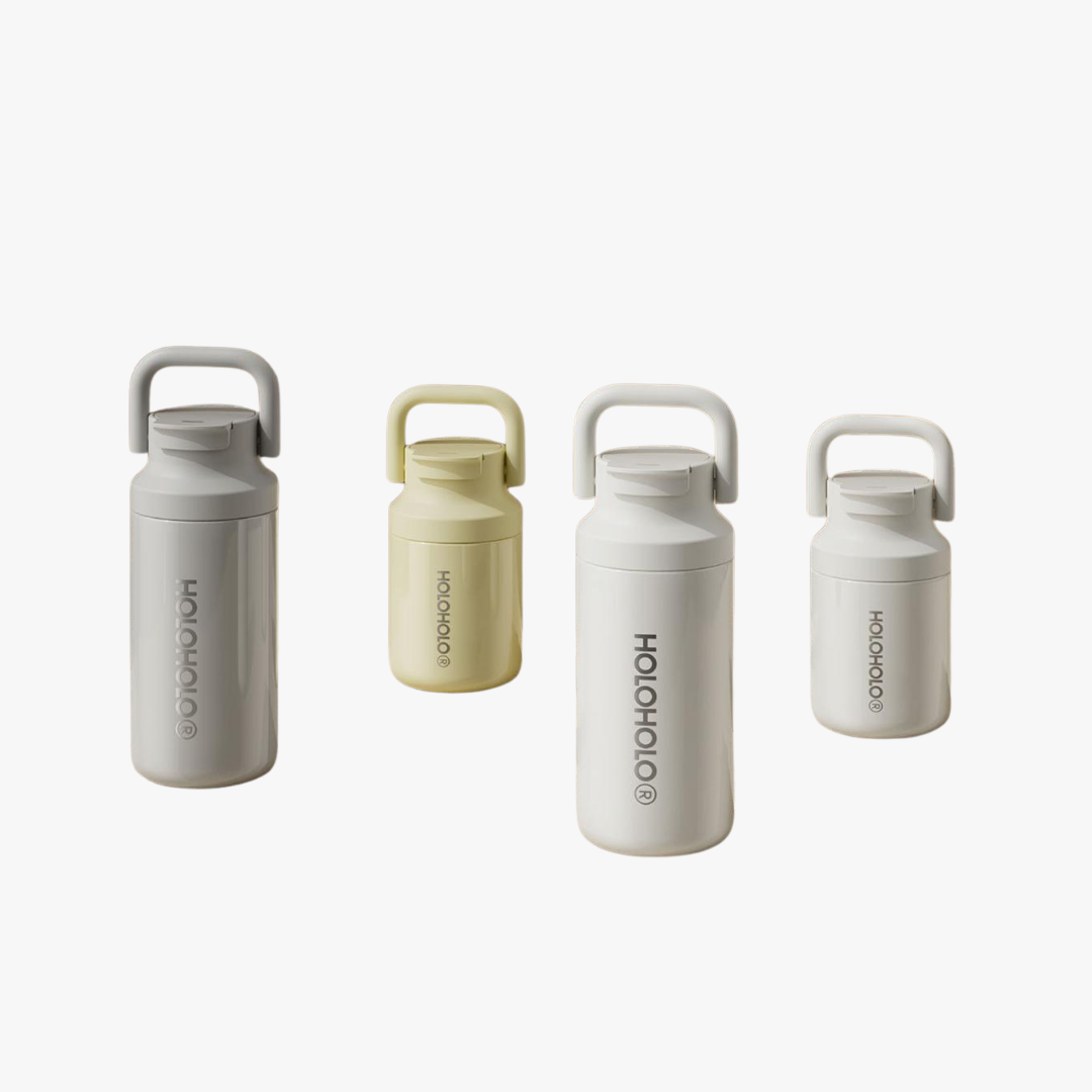 Holo BrewCap Thermo: 14oz/24oz SUS316 stainless steel tumbler with flip-and-brew tech, 360° leak-proof seal, and dual drinking options for perfect tea on the go