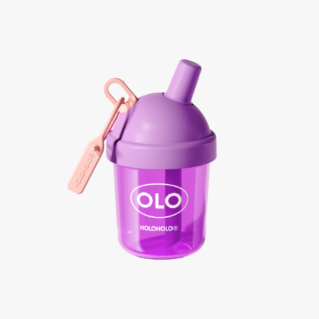 Purple Bubble Tea Cup 14oz - 420ml Bubble Tea Cup with a 10mm thick straw, perfect for sipping pearls and enjoying milk tea or fruit drinks on the go