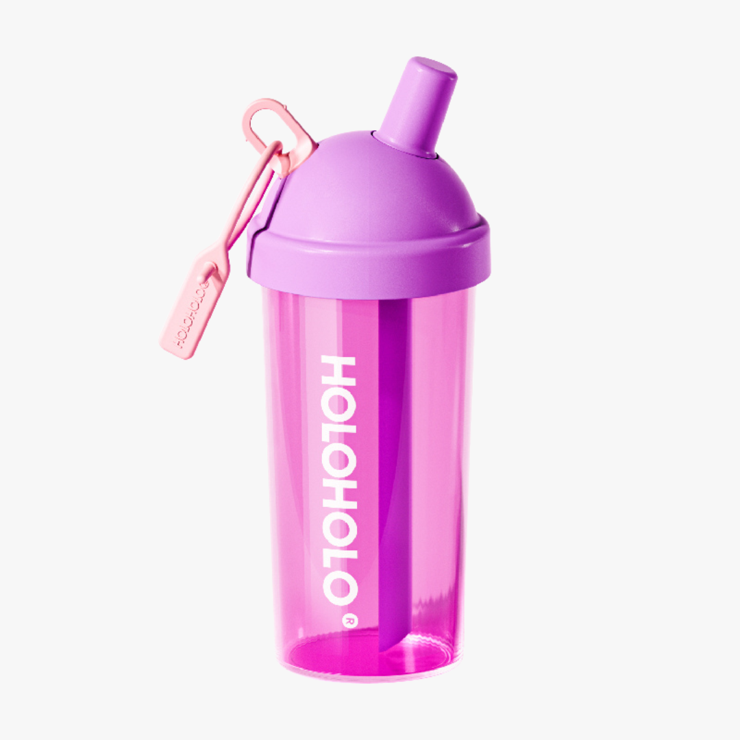 Purple Bubble Tea Cup 24oz - 720ml Bubble Tea Cup with a 10mm thick straw, designed for sipping pearls and enjoying large servings of milk tea or fruit drinks