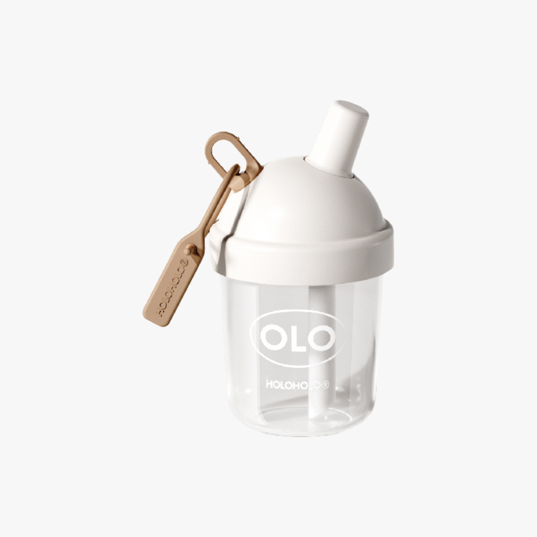 White Bubble Tea Cup 14oz - 420ml Bubble Tea Cup with detachable straps and easy-to-clean design, ideal for milk tea, coffee, or fruit drinks