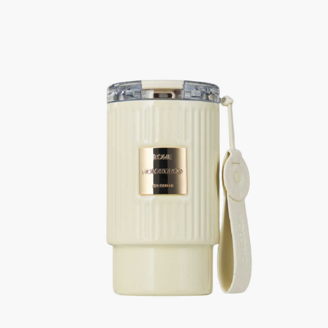 White Rome Coffee Tumbler 17oz - Rome Coffee Tumbler with a detachable design, making it easy to clean and maintain for everyday use
