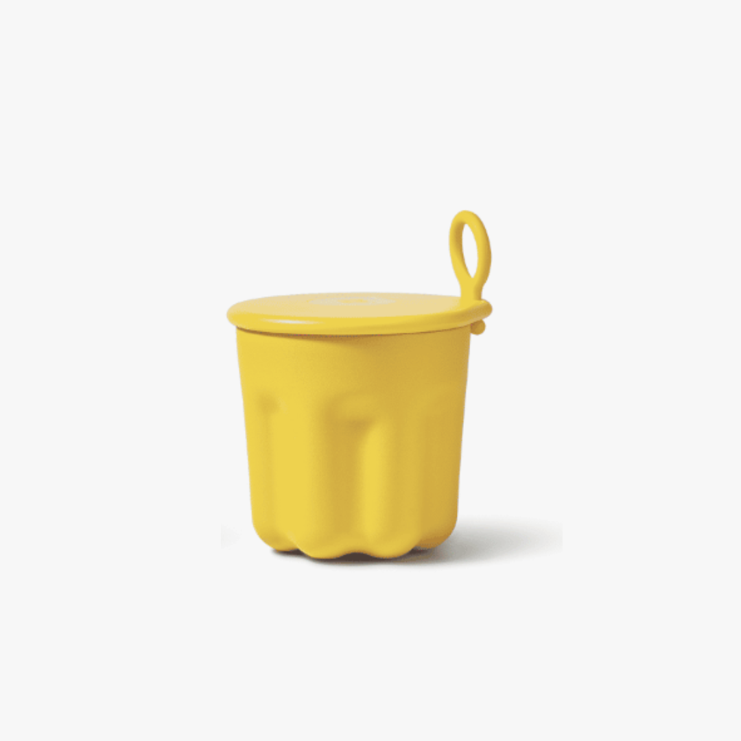 Yellow Jelly Thermo 7oz - a playful look, leak-proof cap, and 304 food-grade stainless steel, the ensures long-lasting heat and cold preservation.